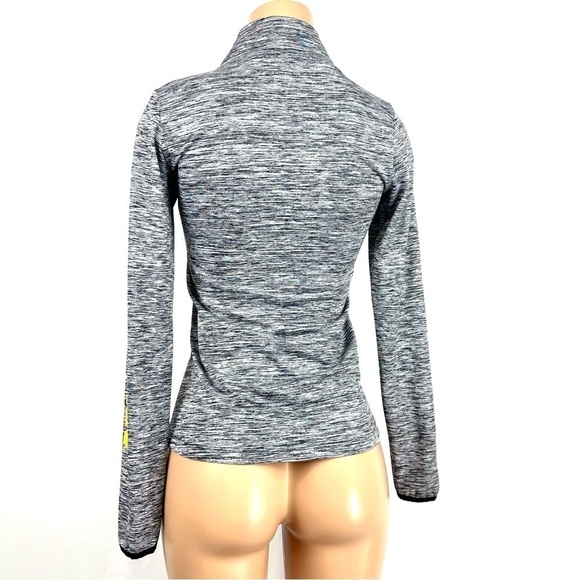 Victorias Secret PINK Sz XS Grey Sun Devils ASU Collegiate 1/2 Zip Pullover Top - Picture 4 of 10